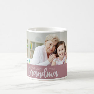 Taza De Café Te queremos foto de Personalizado abuela regalo de