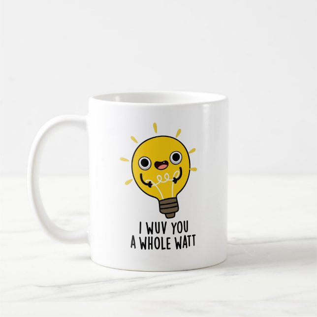 Taza De Café Te Querría Un Pun De Electricidad Muy Gracioso (Izquierda)