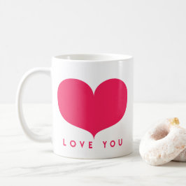 Taza De Café Te quiero - Big Pink Heart Mug