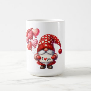 Taza De Café Te quiero El día de San Valentín Gnome