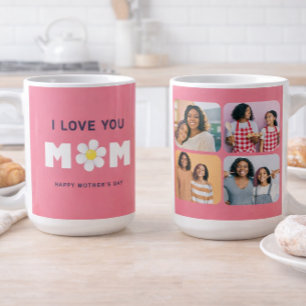 Taza De Café Te Quiero, Mamá Corazón de Margarita Foto del Día