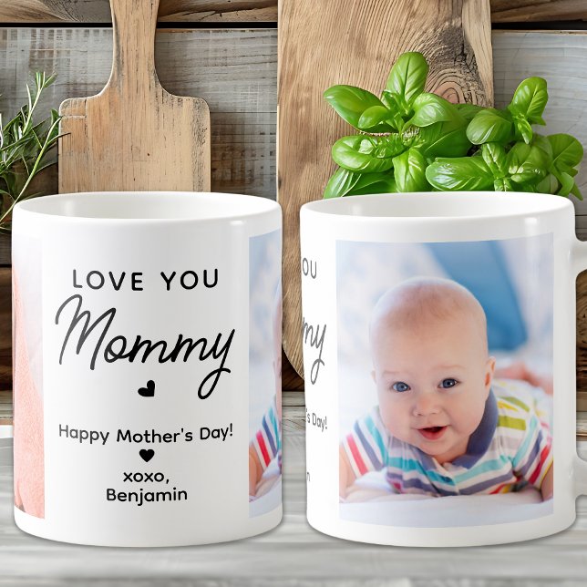 Taza De Café Te quiero, mamá Personalizado, 2 foto del Día de l (Subido por el creador)