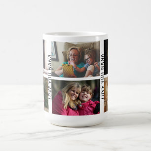 Taza De Café Te quiero Nana 6 Personalizado de fotos
