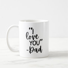 Taza De Café “Te quiero – Papá” Foto conmemorativa personalizab