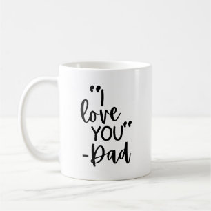 Taza De Café “Te quiero – Papá” Foto conmemorativa personalizab