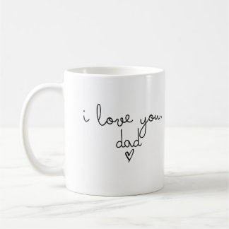 Taza De Café Te quiero, papá mug