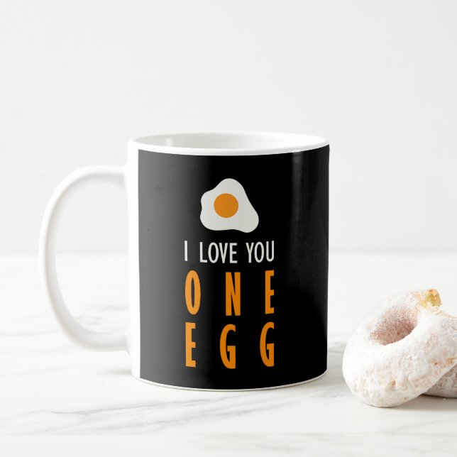Taza De Café Te quiero un huevo (Con donut)