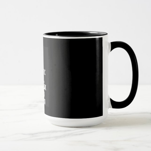 Taza de café té sarcástico genial (Derecha)