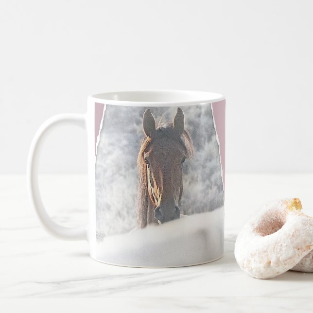 Taza De Café Te Veo, Wilse Horse Mug (Con donut)