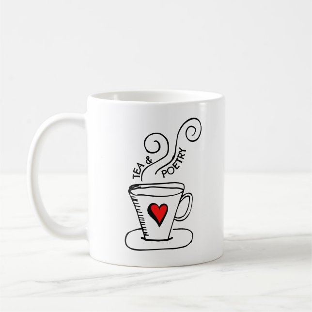 Taza De Café Té y poesía. (Izquierda)