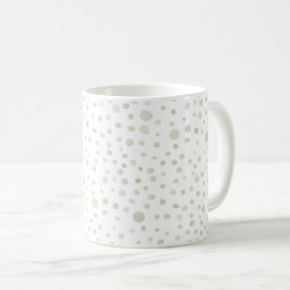 Taza De Café Tea Confetti acuarela Dots Classic Mug