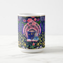 Taza De Café Tea Garden Reading Chair | Rosa |