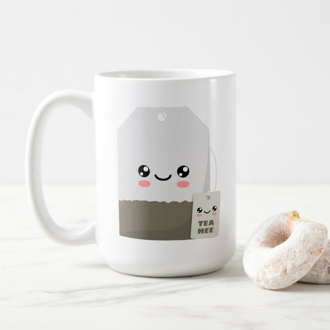 Taza De Café Tea Hee (Con donut)