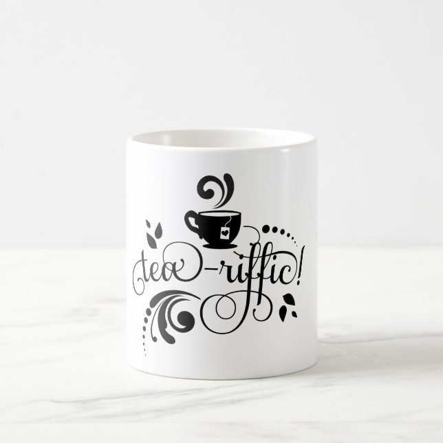 Taza De Café Tea Lover, Tea Drinker, Tea Mug, Tipografía (Centro)