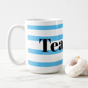 Taza De Café Tea Mug clásico - Hoops azules