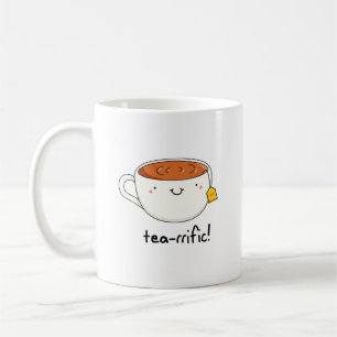 Taza De Café Tea-Rirfic Funny Cup De Tea Pun