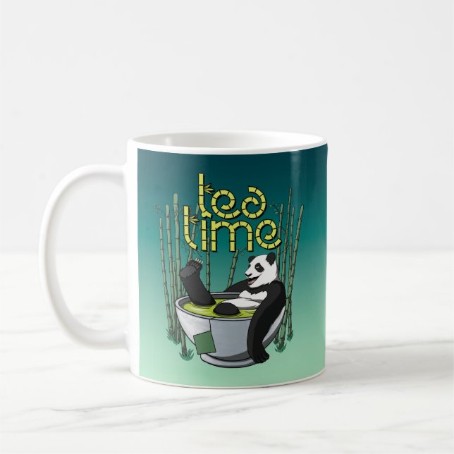Taza De Café Tea Time Panda (Izquierda)