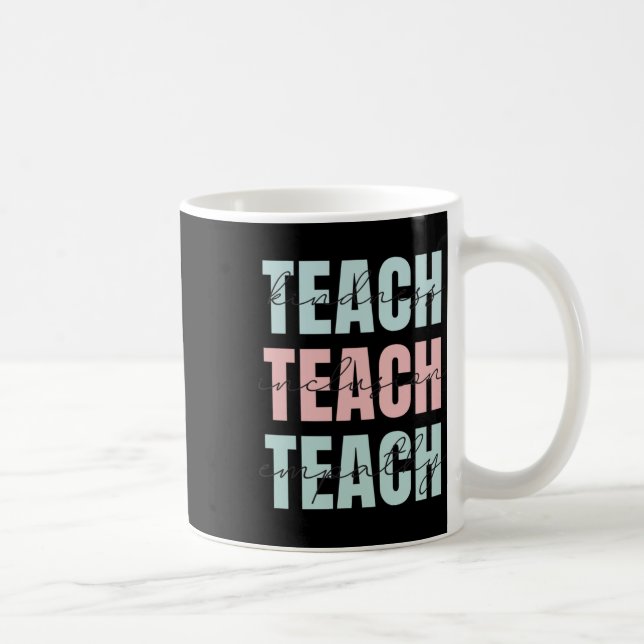 Taza De Café Teach Kindness (Derecha)