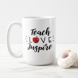Taza De Café Teach Love Inspire Coffee Mug