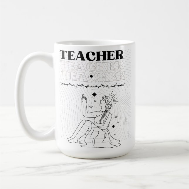 Taza De Café  Teacher Ceramic Mug  (Izquierda)