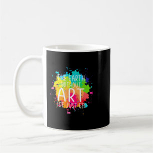 Taza De Café Teacher Job Teacher Pintador Dibujo de un
