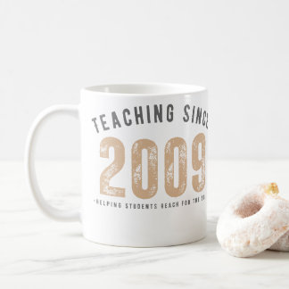 Taza De Café Teacher Mug | Teaching Since 2009