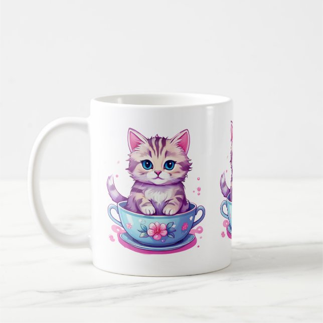 TAZA DE CAFÉ TEACUP KITTEN MUG (Izquierda)
