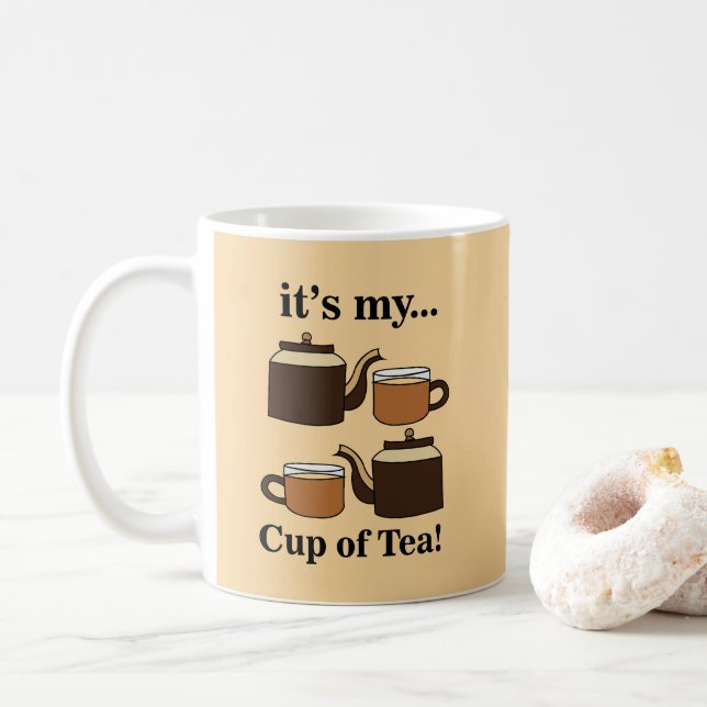 Taza De Café Teacup Teapot  (Con donut)
