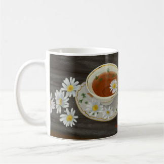 Taza De Café Teacup with Flowers Uplifre Verse