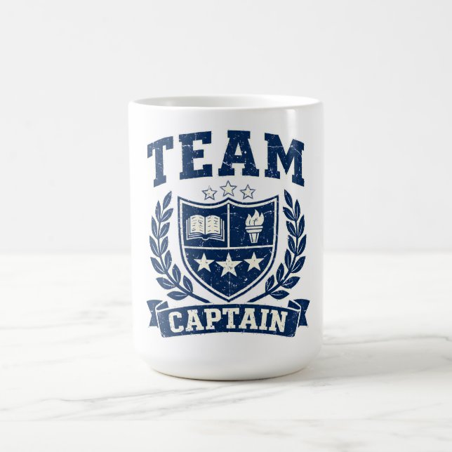 Taza De Café Team Captain – Leadership Sports Pride (Centro)