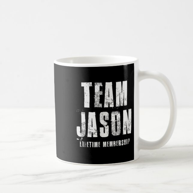 Taza De Café Team Jason Motivational Insrational Proud Family  (Derecha)