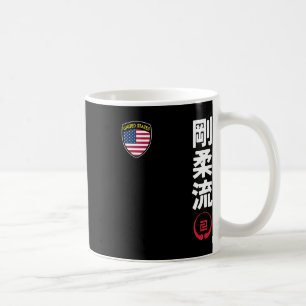 Taza De Café Team Karate Goju Ryu Bandera Estadounidense Marti 