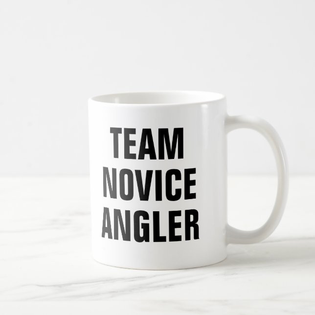 Taza De Café Team Novice Angler (Derecha)
