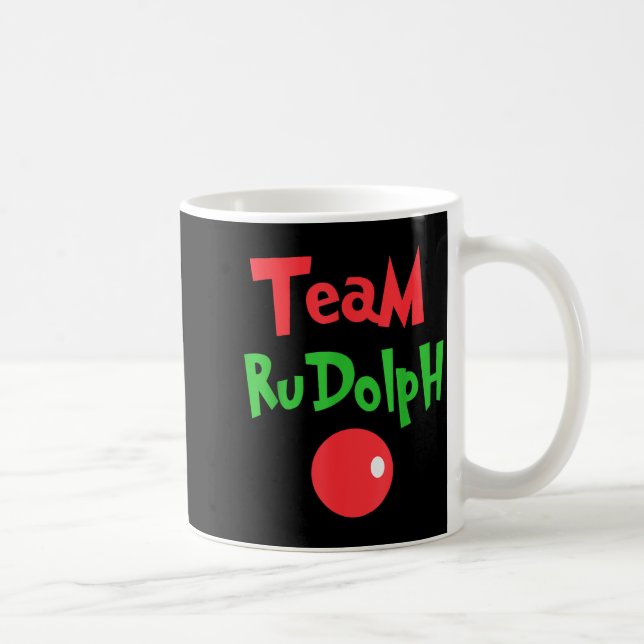 Taza De Café Team Rudolph - Rudolph The Red Nose Reindeer  (Derecha)
