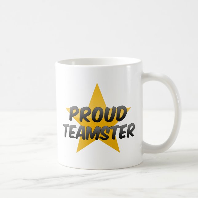 Taza De Café Teamster orgulloso (Derecha)