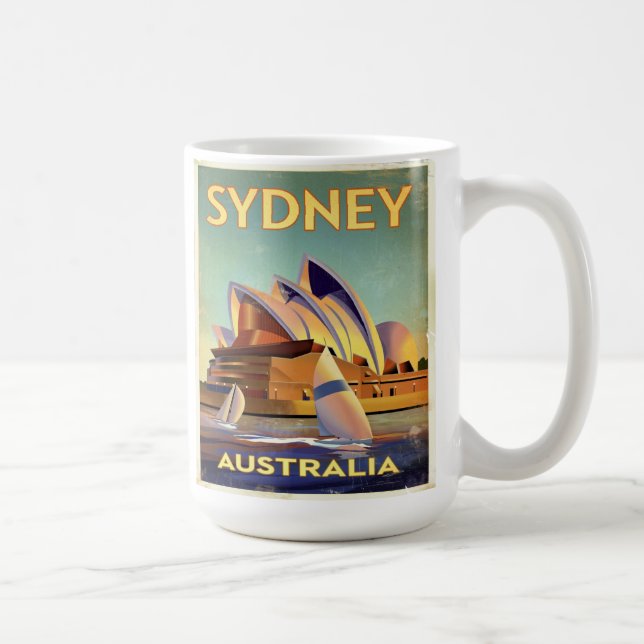 Taza De Café Teatro de la ópera de Sydney del puerto (Derecha)