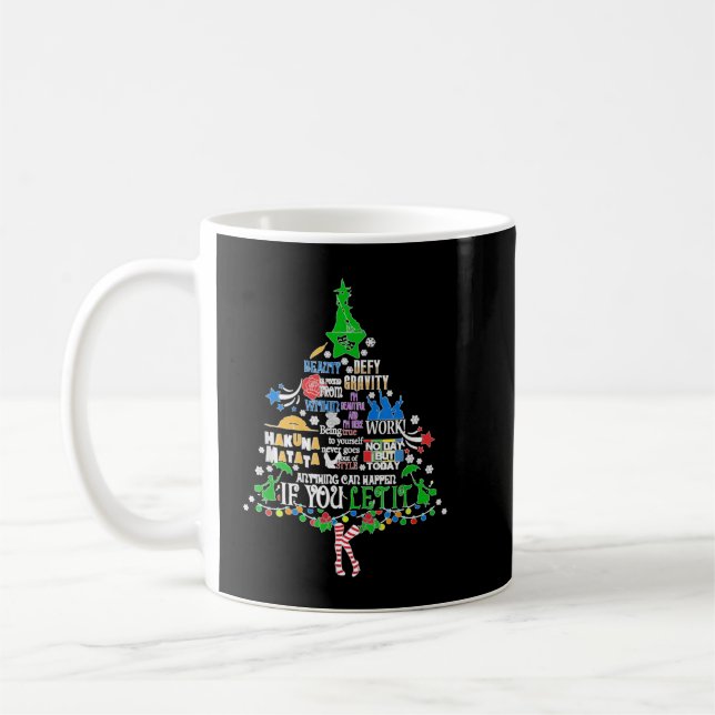 Taza De Café Teatro musical de Broadway Árbol de Navidad Divert (Izquierda)