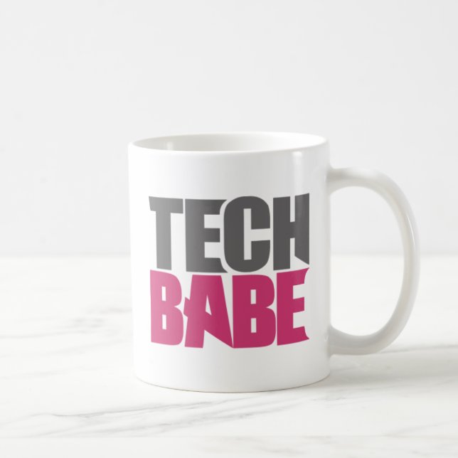 Taza De Café Tech Babe. (Derecha)