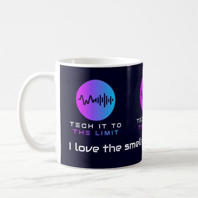 Taza De Café Tech It to the Limit 11 oz mug (Izquierda)
