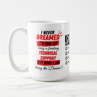 Taza De Café Tech support Mok checklist