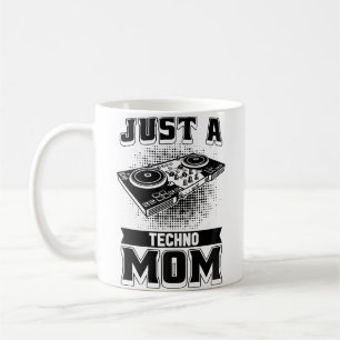 Taza De Café Techno Madre Rave Electro Clubbing Raver Solo Un T