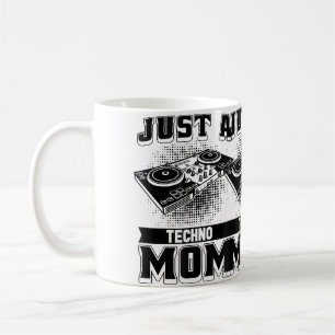 Taza De Café Techno Madre Rave Electro Clubbing Raver Solo Un T