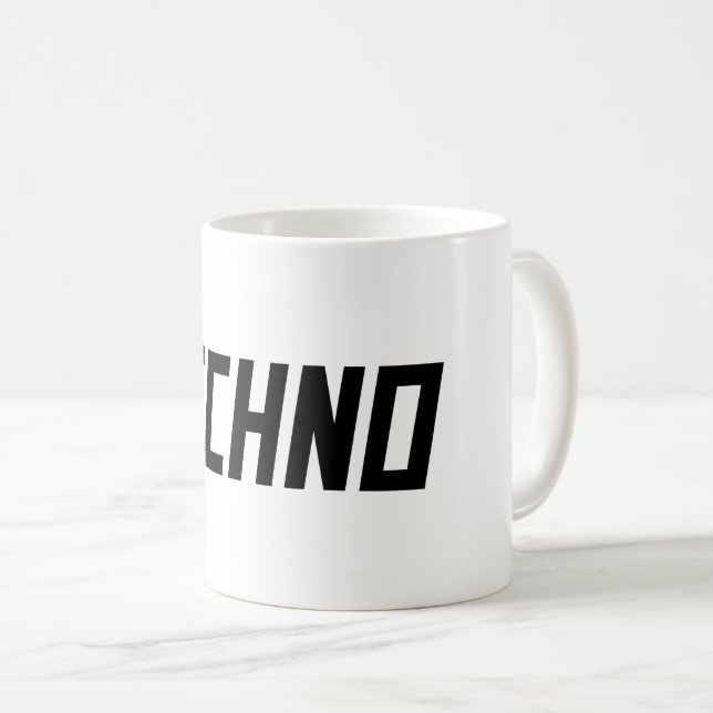 Taza De Café TECHNO Music (Anverso derecho)