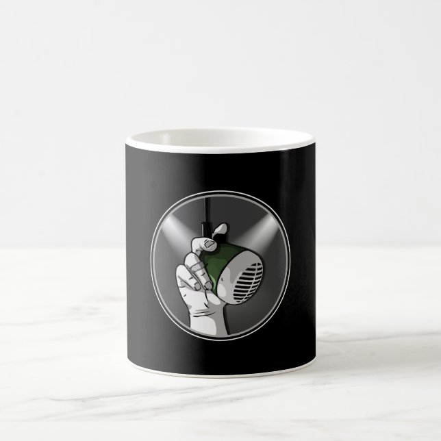 Taza De Café Techno Music DJ Rave Electro Trance Gift Idea (Centro)