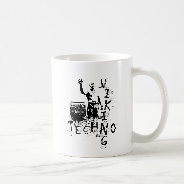 Taza De Café Techno Viking (Derecha)