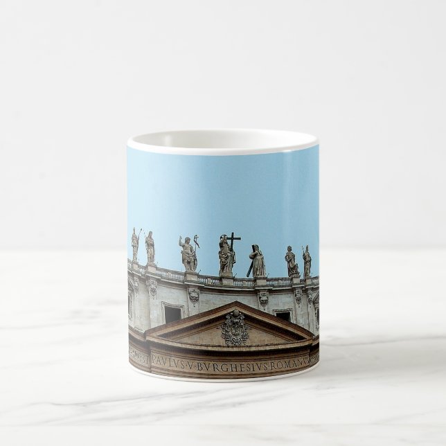 Taza De Café Techo de la Basílica de San Pedro, Roma, Italia (Centro)
