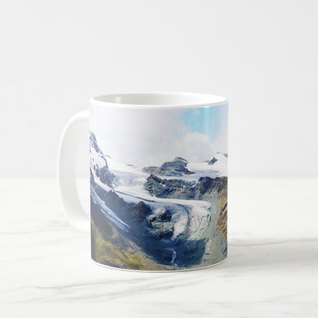 Taza De Café Techos de montaña en los alpes suizos (Anverso izquierdo)