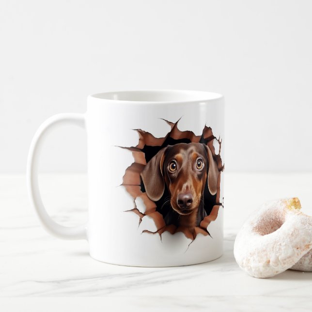 Taza De Café Teckel   (Con donut)