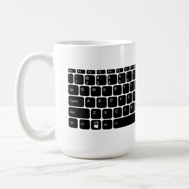 Taza De Café Teclado (Izquierda)