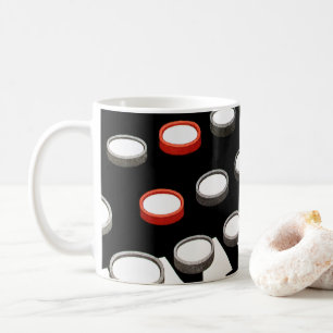 Taza De Café Teclado de máquina de escribir antigua de negocios